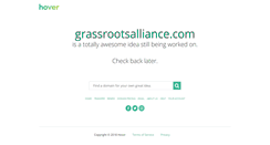 Desktop Screenshot of grassrootsalliance.com